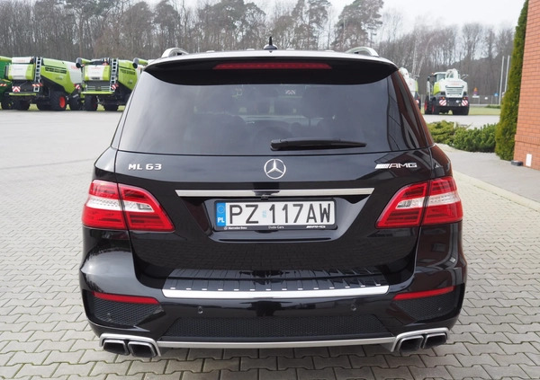 Mercedes-Benz ML cena 145000 przebieg: 218495, rok produkcji 2012 z Stęszew małe 154